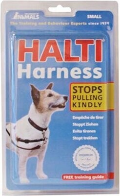 Halti Harnass Anti trektuigje - Hond - Small - Borstomvang 30 tot 60 cm - Rood