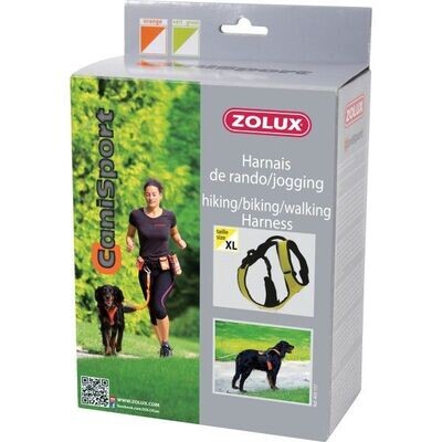 Zolux groen wandel/jogging harnas Medium
