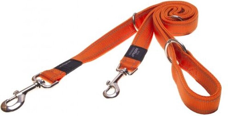 Rogz For Dogs Lumberjack Multipurpose Leiband met reflecterende strepen