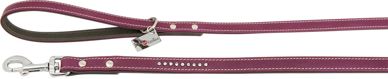 Jack and Vanilla Nappa Leiband met Strass bordeaux