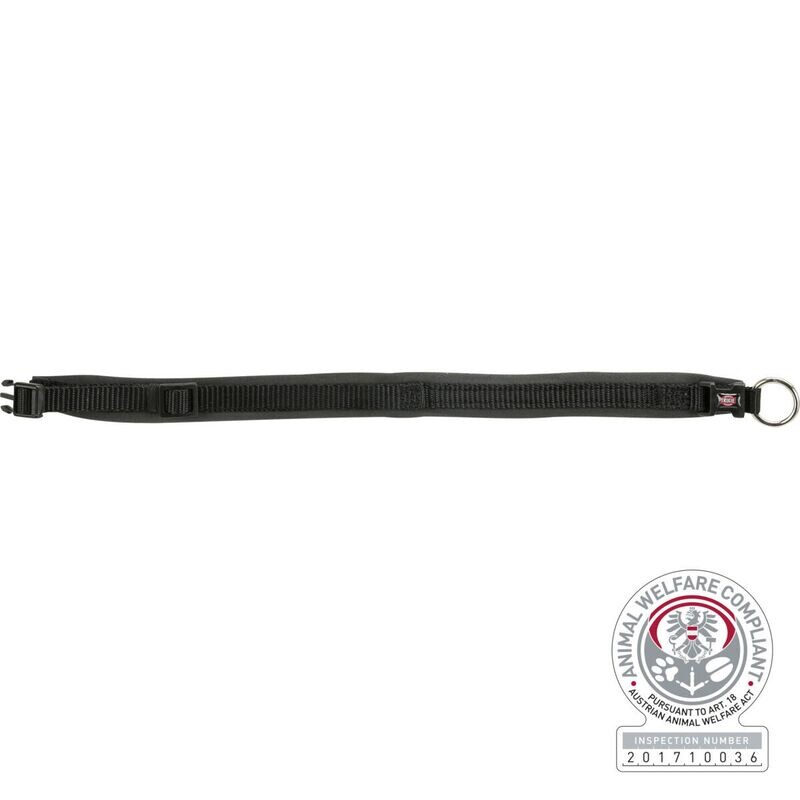 Trixie Premium Halsband met Neopreen Voering zwart