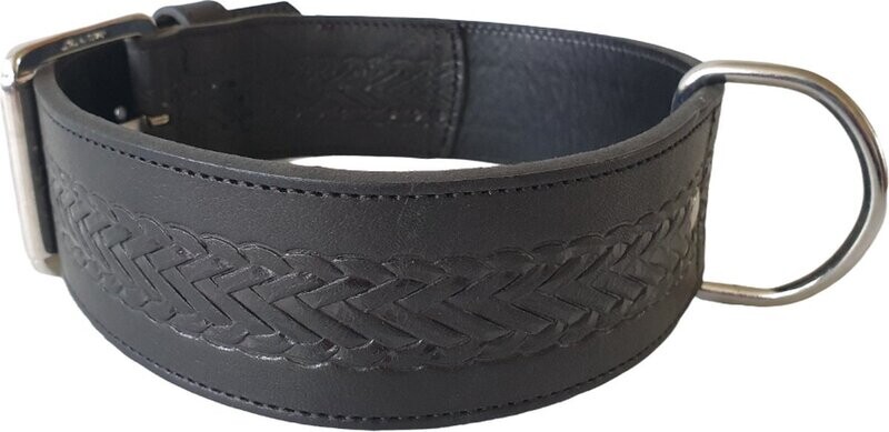 ALOKÉ Standaard halsband print vlecht