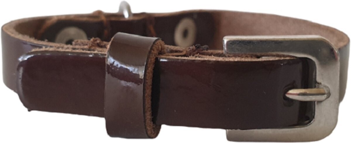 ALOKÉ Standaard halsband Lakleder