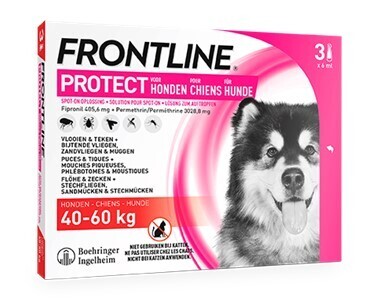 Frontline Protect Spot on hond 40-60 kg 3 pipet