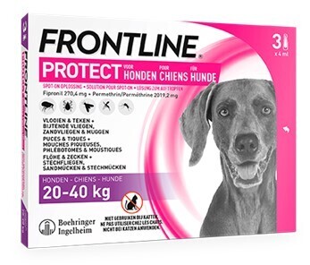 Frontline Protect Spot on hond 20-40 kg 3 pipet
