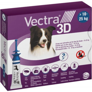 Vectra 3D spot on hond M 3 pipet  10-25 kg