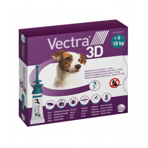 Vectra 3D spot on hond S 3 pipet 4- 10 kg