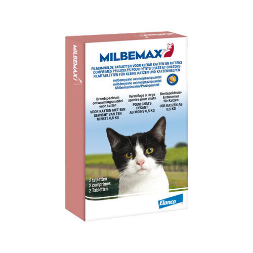 Milbemax Kleine kat en kittens 2 tabl