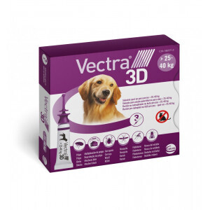Vectra 3D spot on hond L 3 pipet 25-40 kg