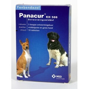 Panacur 500 mg 10 tabletten