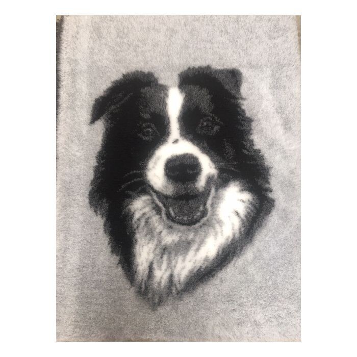 Vetbed border collie kop anti-slip