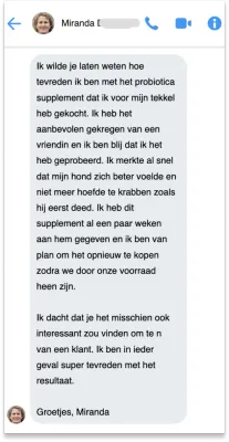 dogsuppy Probiotica Forte | Voor een optimale darmgezondheid | 60 snoepjes ipv fibor