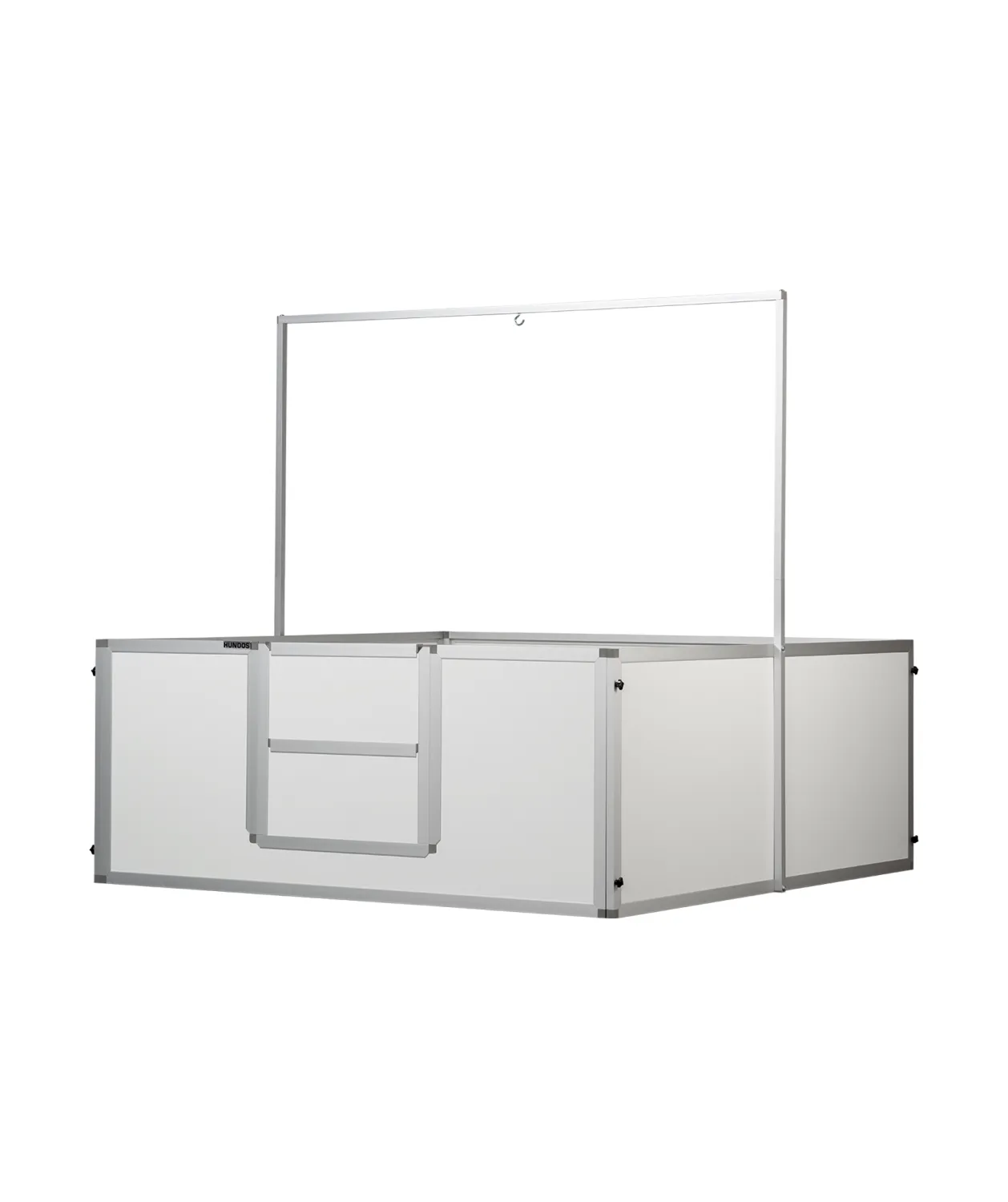 Werpkist 150x150x60 cm inclusief antidoodligstang en warmtelamp beugel