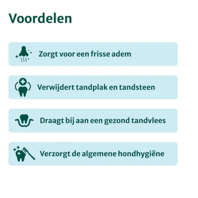 Dogsuppy Dental Bright | Frisse adem &amp; gezond gebit Grote Hond