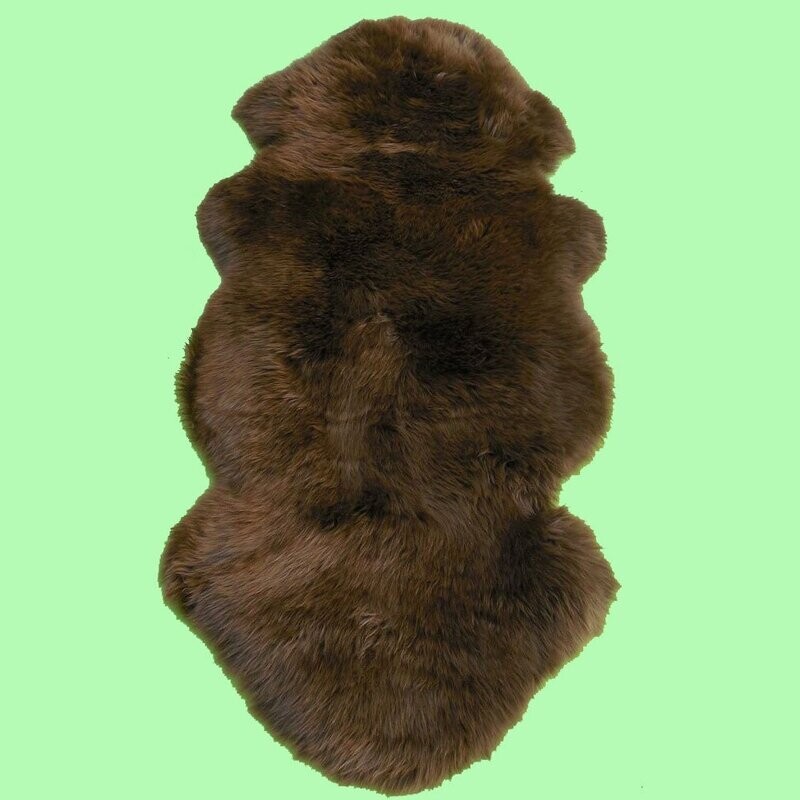 kleines Doppelfell, Braun, 140cm kleines Doppelfell, Braun, 140cm