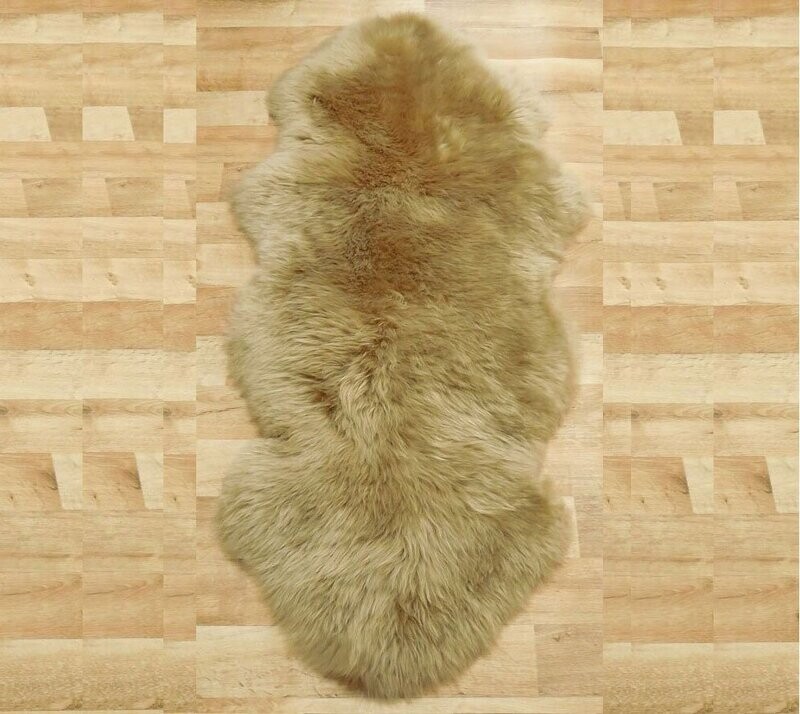 kleines Doppelfell, Camel, 140cm kleines Doppelfell, Camel, 140cm