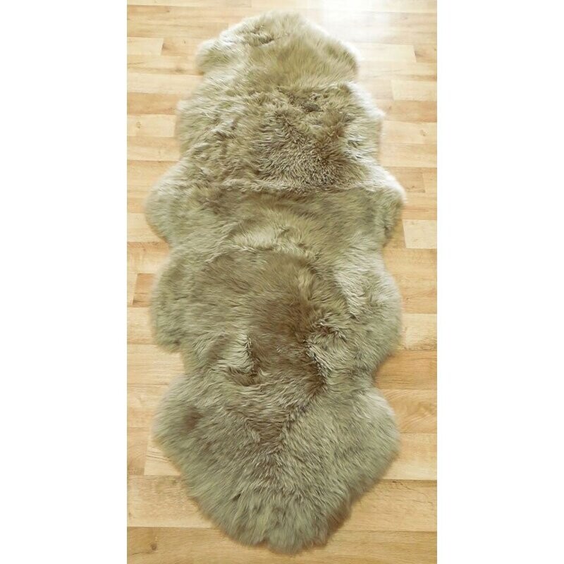 Doppelfell, Hell-Braun, 180cm