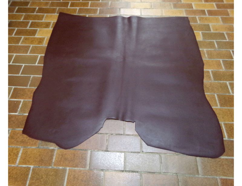Rind-Spaltleder Croupon Rindleder Braun ca.140cmx140cm Gürtelleder