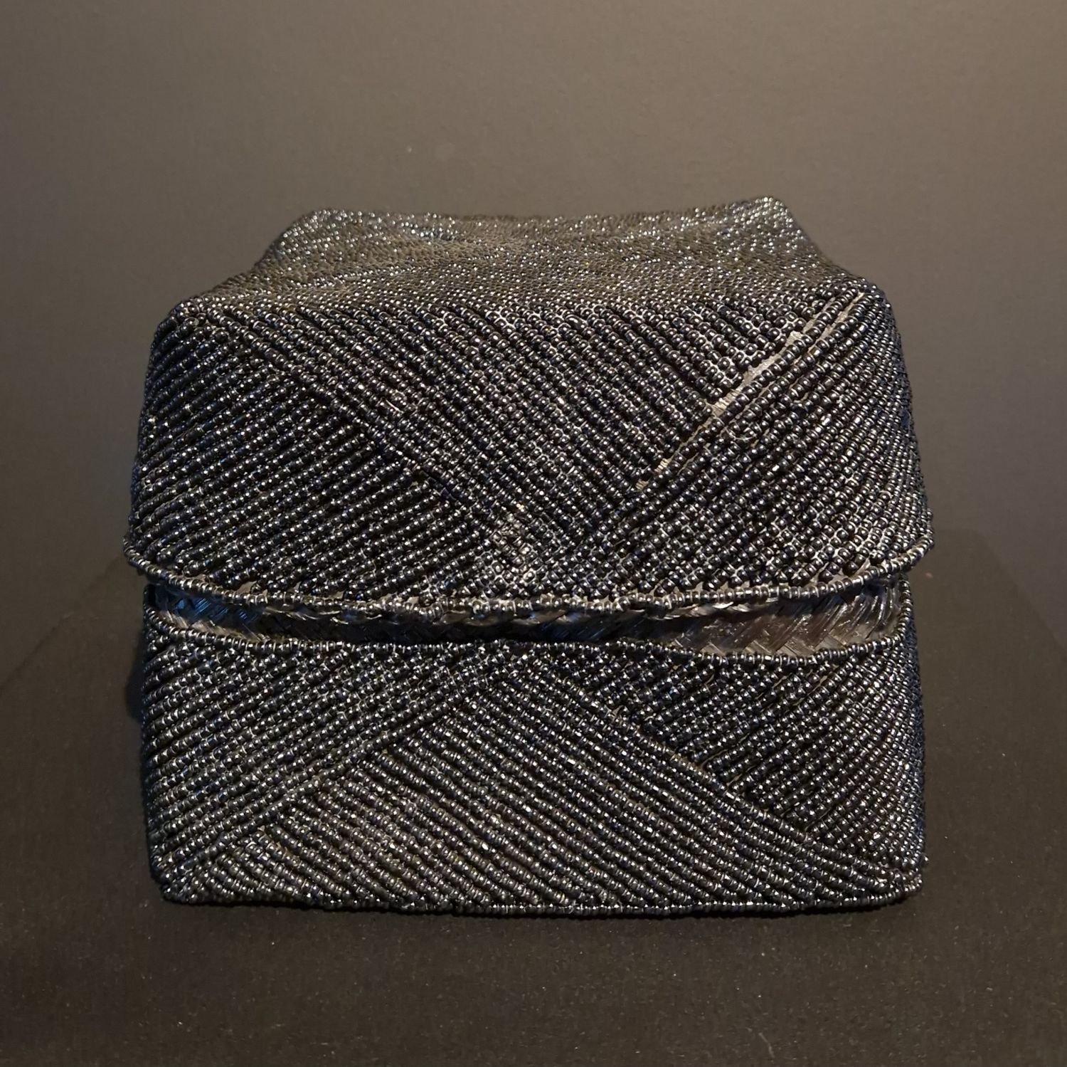 Kralenbox zwart set van 3