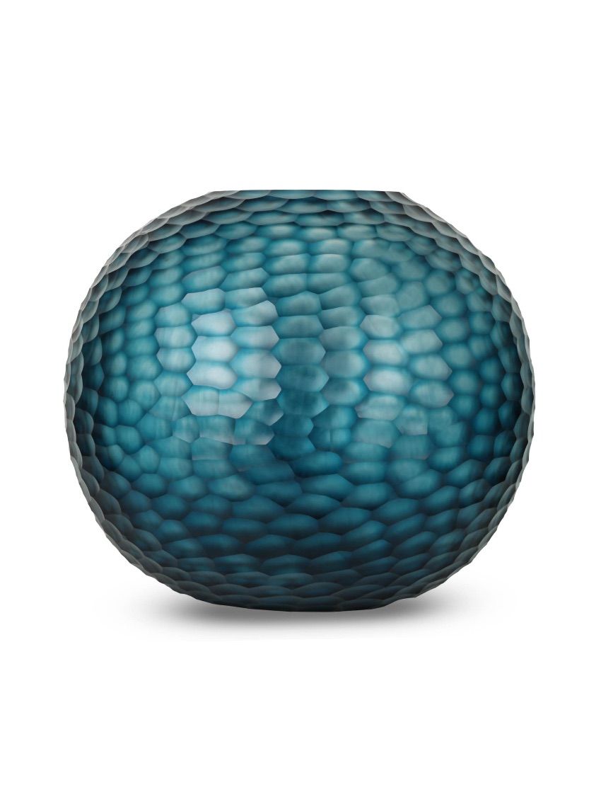 Bombyx vaas Madeira Ocean blue/ indigo Small
