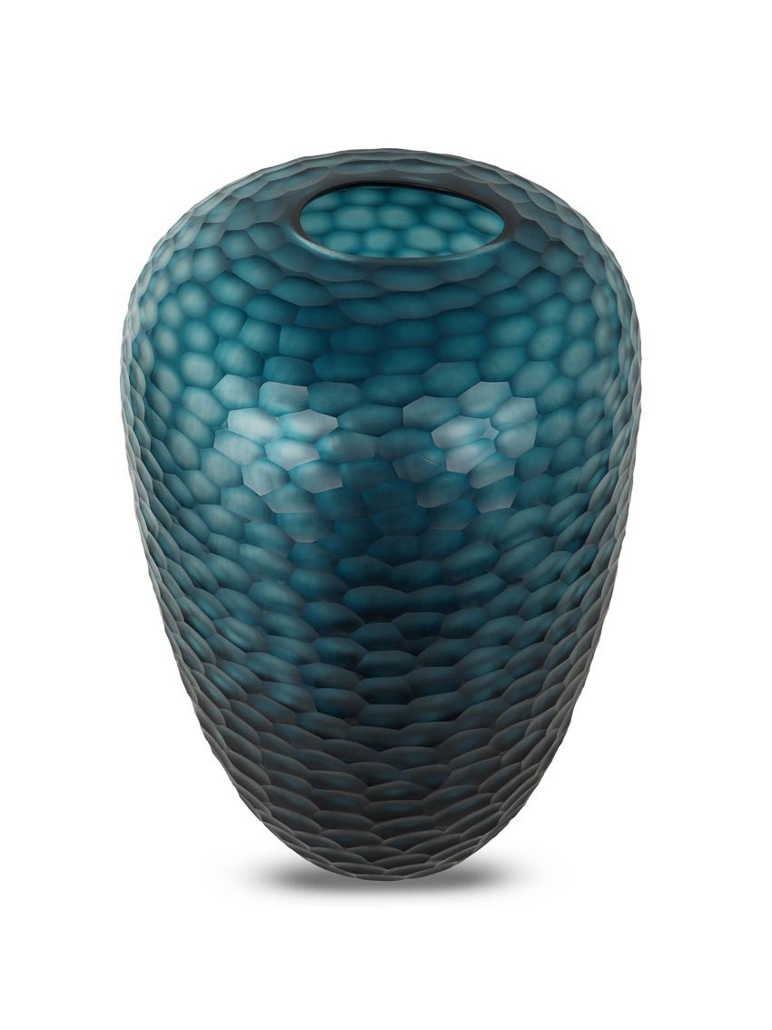 Bombyx vaas Madeira Ocean blue/ indigo Medium