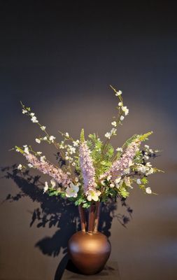 Bombyx - 3 Mouth Vase Oval Brown/copper