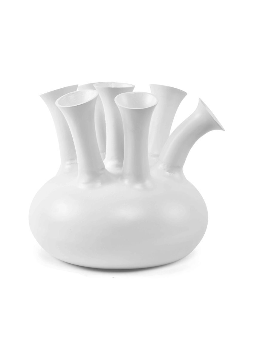 Bombyx - 7 Mouth Vase White