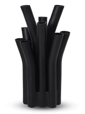 Bombyx - 12 Mouth Vase Matt Black