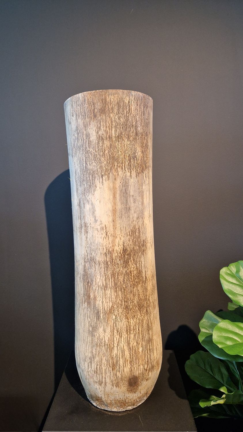 Palmboompot Hoog Bruin
