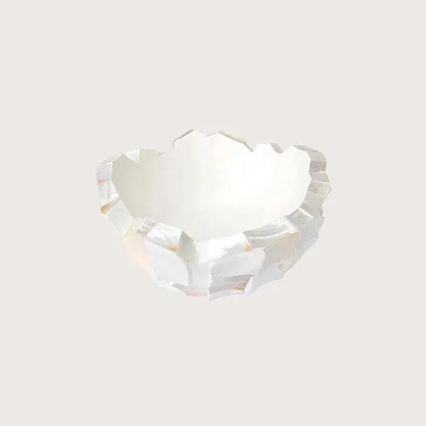 Pot &amp; Vaas - Schaal Mother of pearl Crème