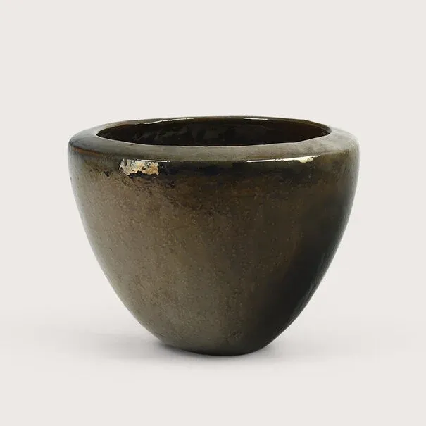 Pot &amp; Vaas - Pot Tinus Metaalglans D36 H30