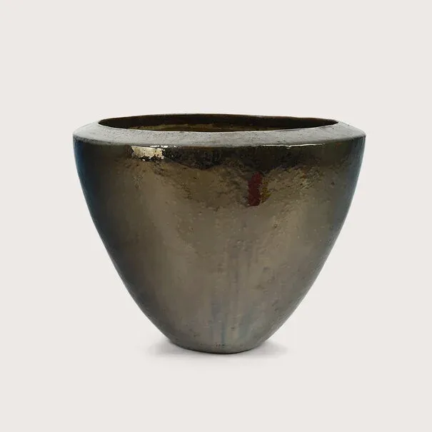 Pot &amp; Vaas - Pot Tinus Metaalglans D54 H43