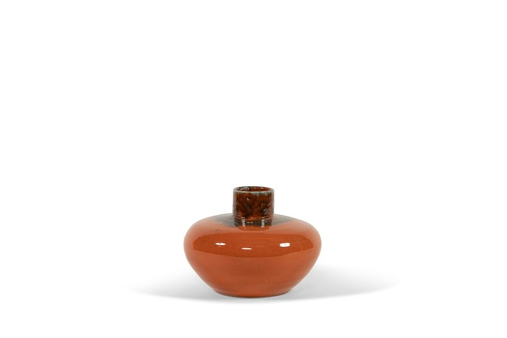 Dekocandle Vaas Orange Glazed Terracotta