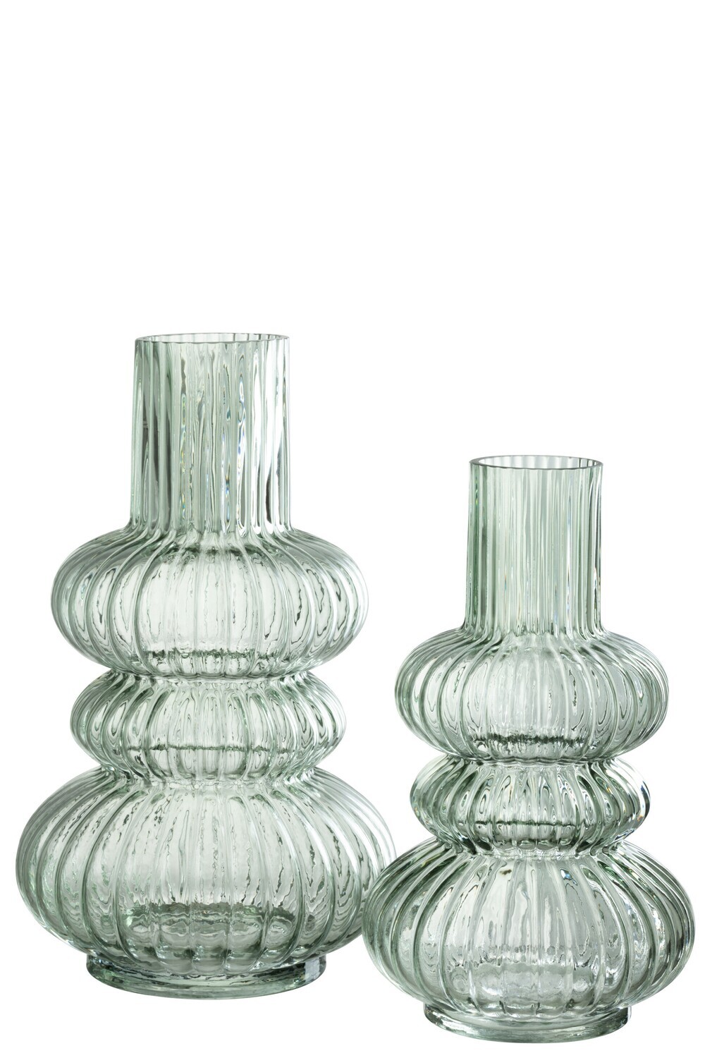 J-Line - Vaas Olga glas lichtgroen