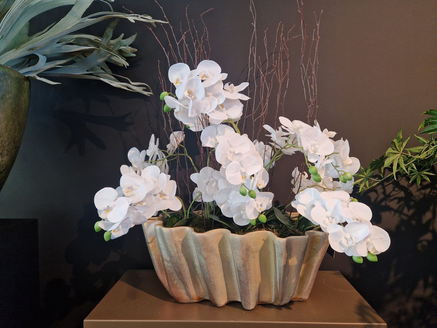 Mobach pot met mini orchideetjes