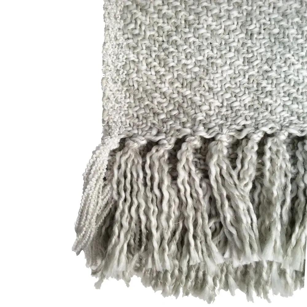 Malagoon plaid Mélange - light grey - 125x150cm