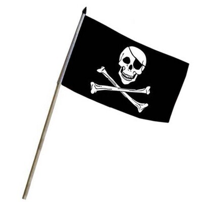Vlag op stok Piraat