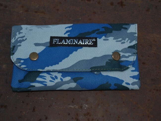 Shag bag camouflage blauw