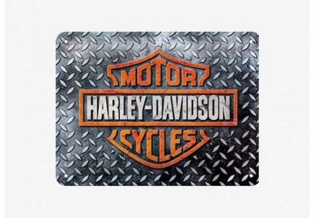 Motor - Harley Davidson traanplaat met logo (499)