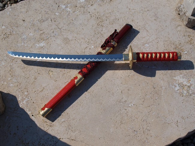 Zwaard - Wakizashi (rood)