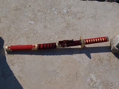Zwaard - Wakizashi (rood)