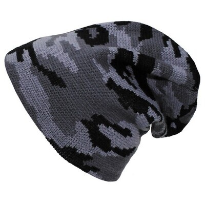 Commando muts - Camouflage grijs