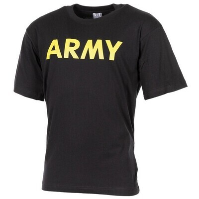 T-shirt - Zwart met opdruk ARMY