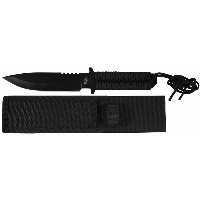 Mes - Combat mes 28 zwart