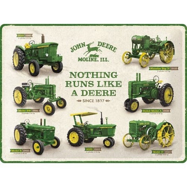 Tractor - John Deere Nothing runs like a Deere (671)