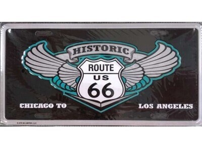 Nummerplaat Historic Route US 66 (760)