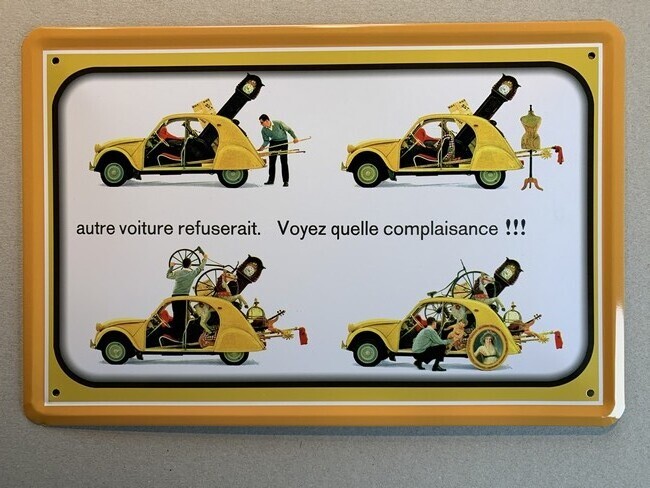 Auto -  2 CV - autre voiture refuserait (787)