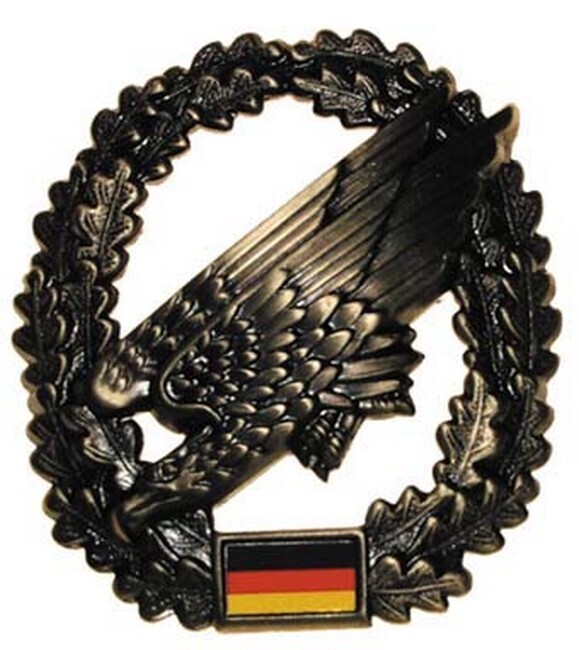 Duitsland - BW Barettabzeichen, "Fallschirmjäger", Metall (116)