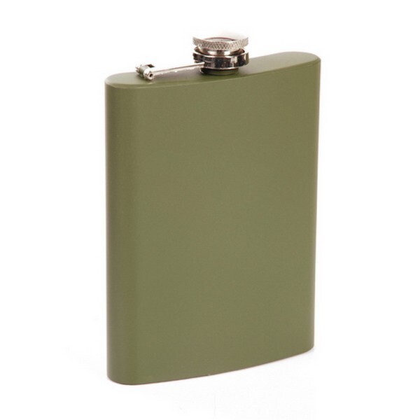 Zakfles 6 ounce groen
