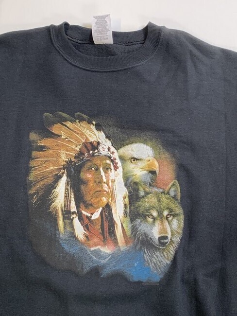 Sweater Indiaan, Arend en Wolf